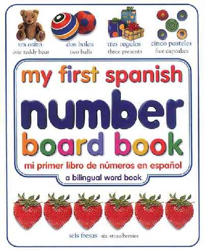 My First Spanish Number Board Book
